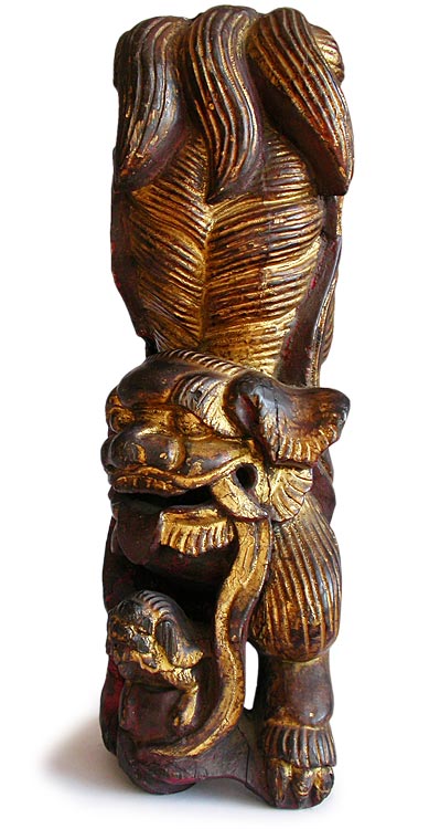 Gilt Fu Dog Corbel lt