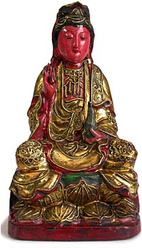 Polychrome Kuan Yin