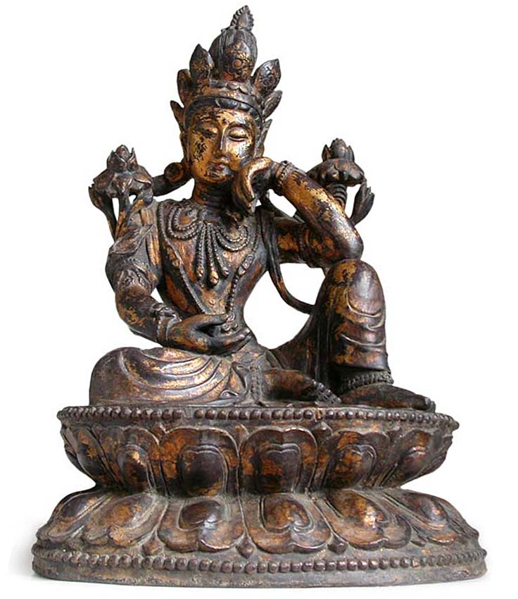 Gilt Wood Kuanyin