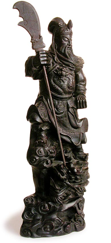 Guan De Wood Carving