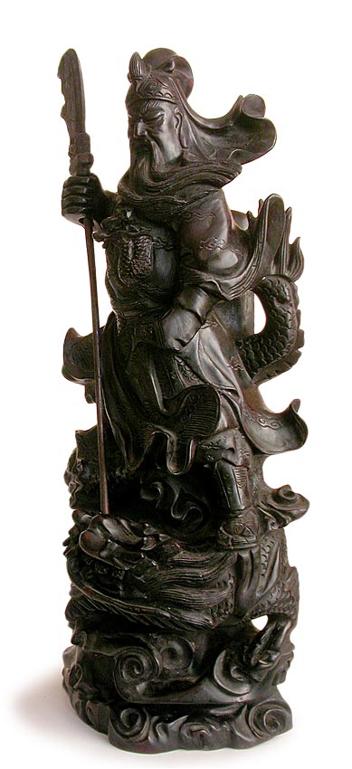 Guan Yu Wood Carving