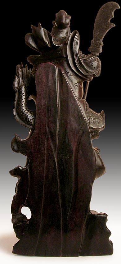Guan Yu Wood Carving