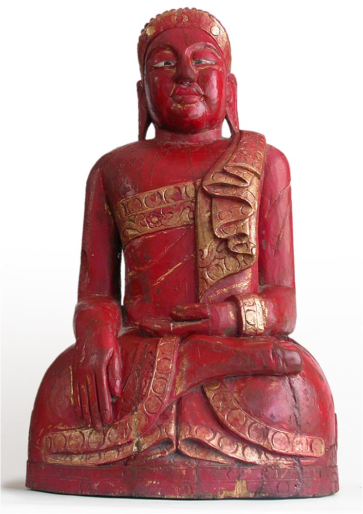 Burmese Wood Buddha