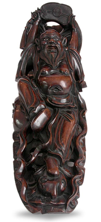 Han Zhongli Wood Carving