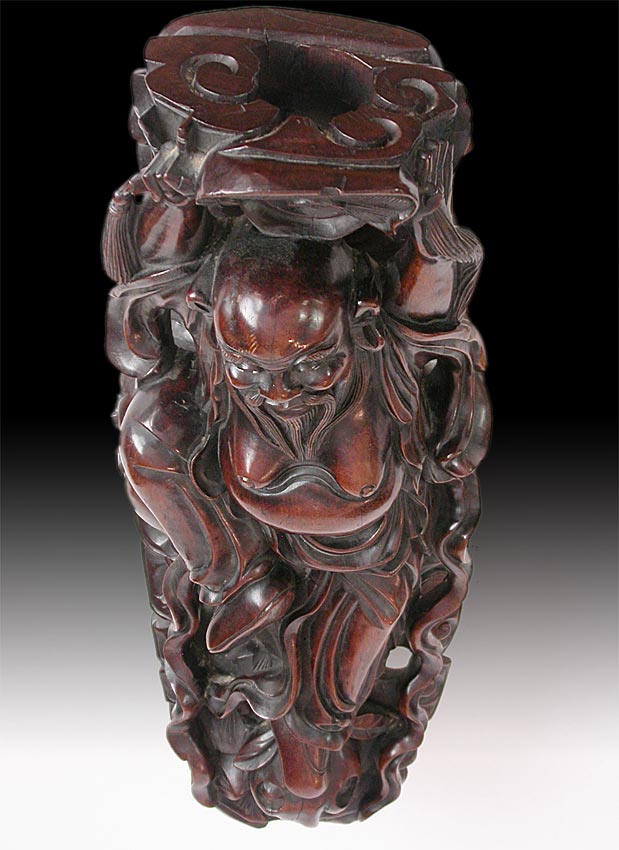 Han Zhongli Wood Corbel