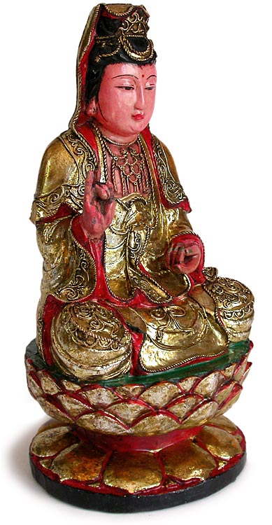 Gilt Wood KuanYin
