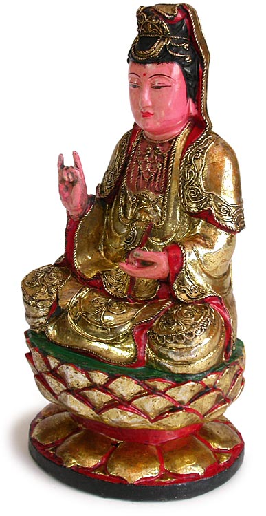 Gilt Wood KuanYin