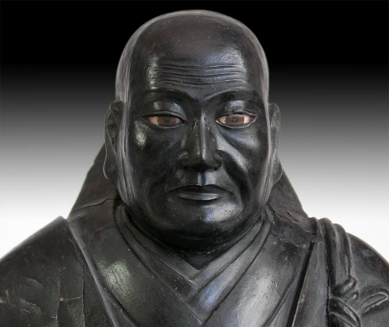 Lacquered Wood Nichiren