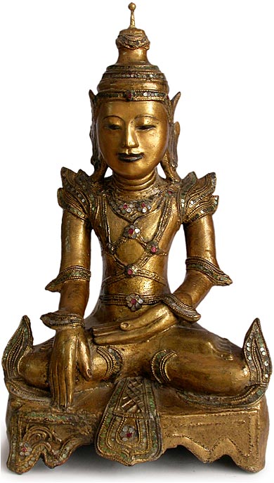 Burmese Lacquer Shell Buddha
