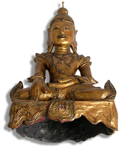 Burmese Lacquer Shell Buddha
