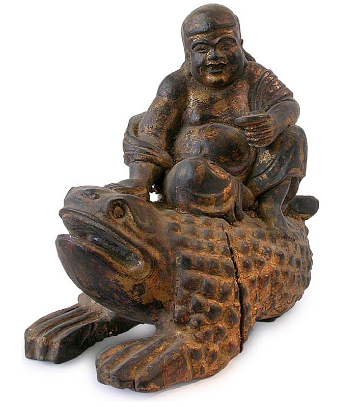 Gilt Wood Liu-hai Carving