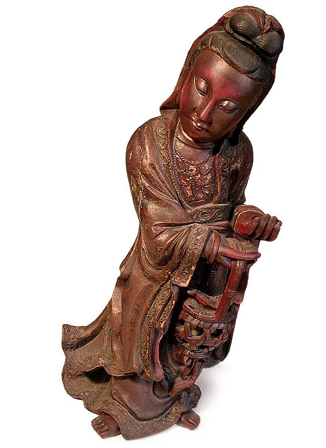 Kuanyin Wood Statue