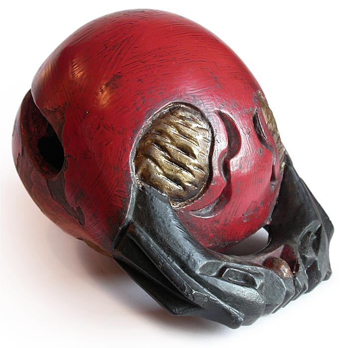 Lacquered Wood Mokugyo 