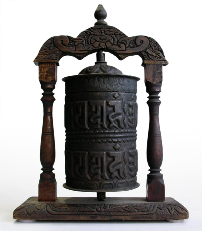 Lion Face Prayer Wheel