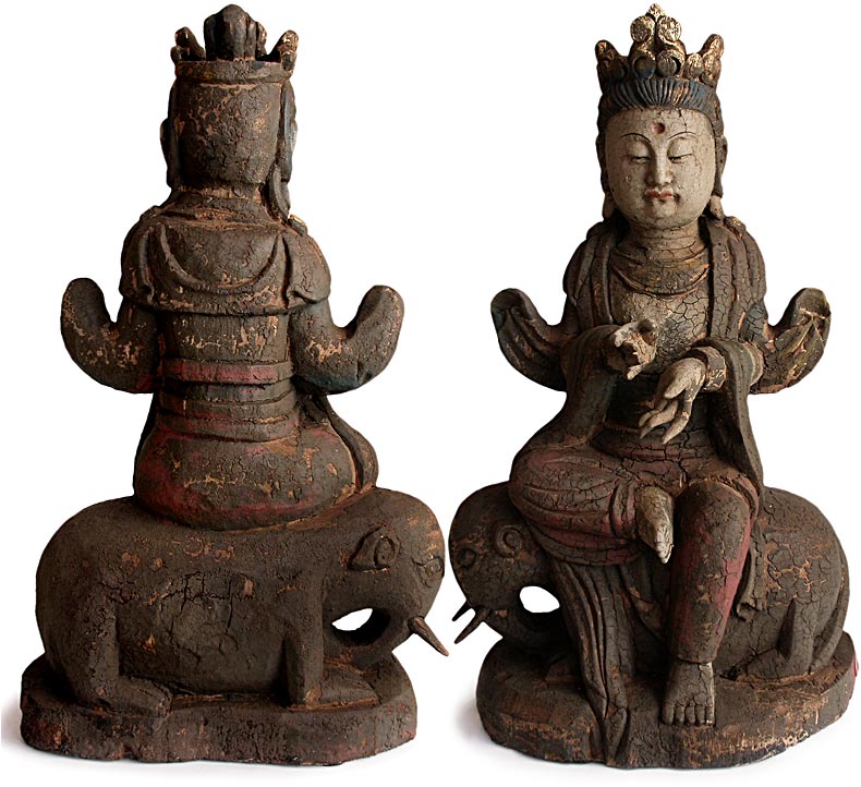 Samantabhadra  on Elephant