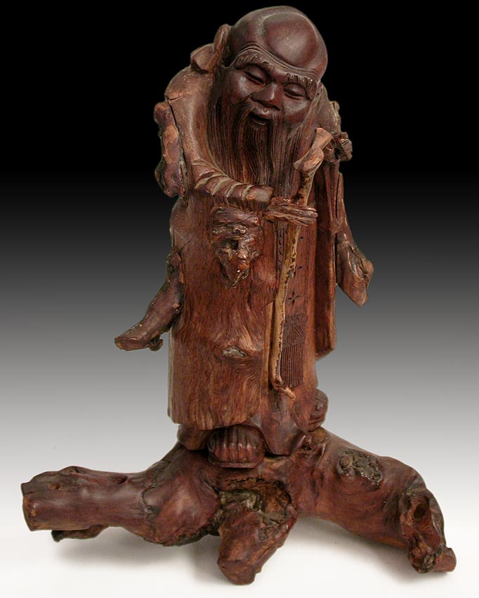 Root Wood Shoulao Longevity God