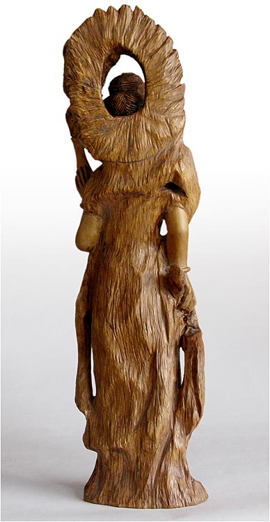 Root Wood Kannon back view