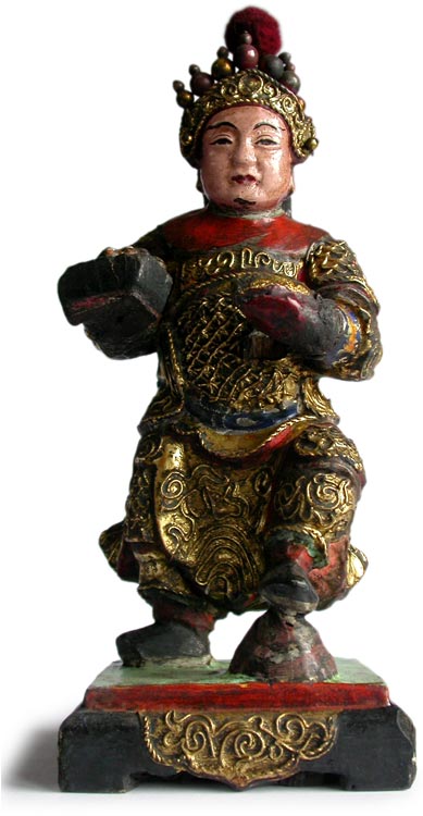 Polychrome Wood  Shancai Tongzi