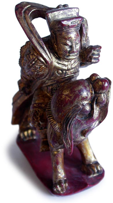 God of Wealth on Lion