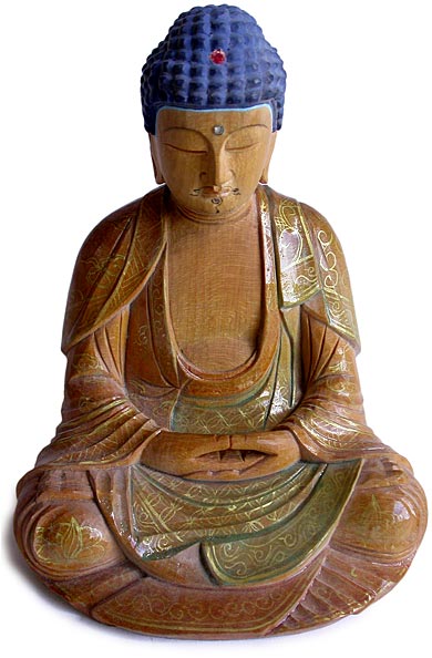 Amida Wood Buddha