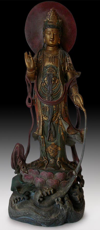 Polychrome Water Moon Quanyin 