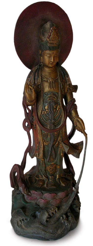 Polychrome Water Moon Quanyin 