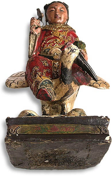 Taoist on Crane Wood base