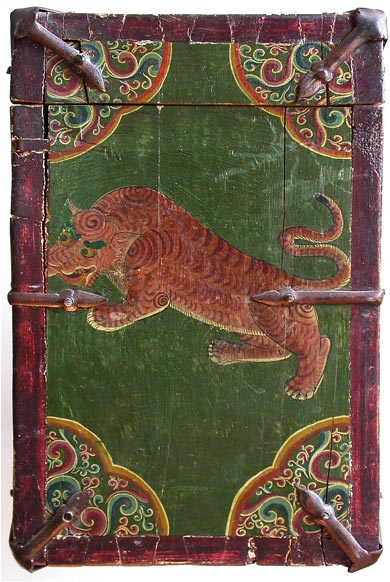 Tibetan Sutra Box tiger