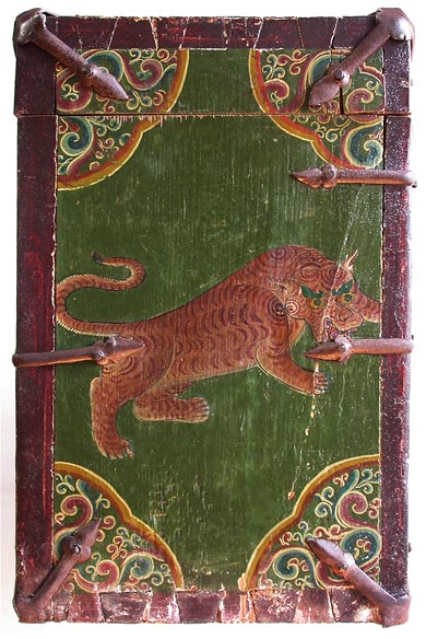 Tibetan Sutra Box tiger