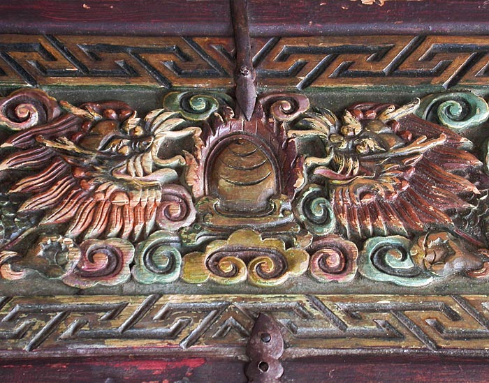 Tibetan Dragon Sutra Box