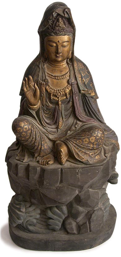 Camphor Wood Guan Yin