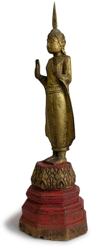 Laos Wood Buddha
