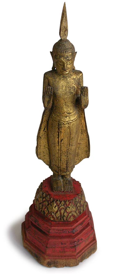 Laos Wood Buddha