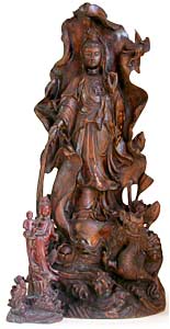 Large Wood Quanyin