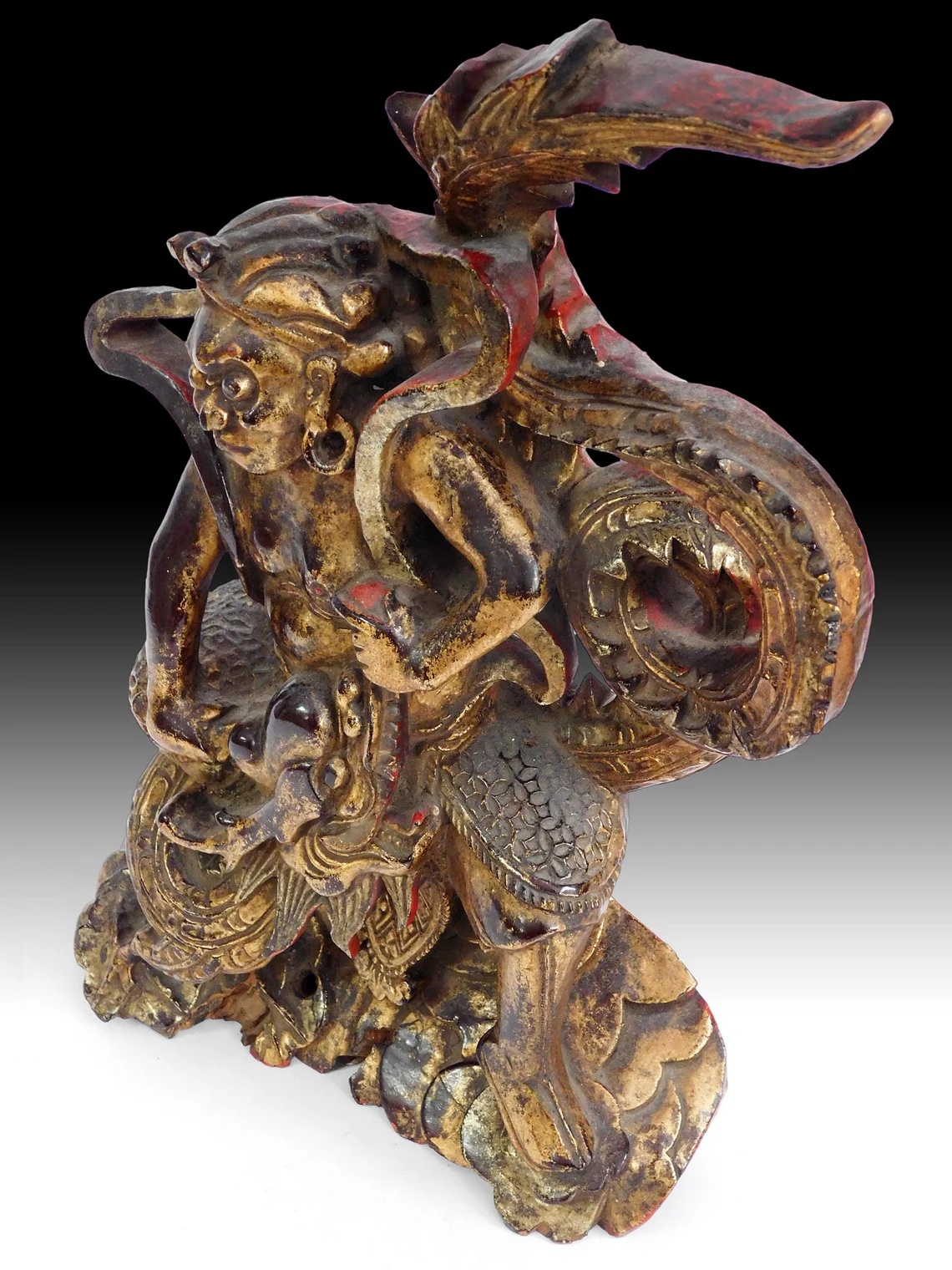 Monkey King Taming Dragon