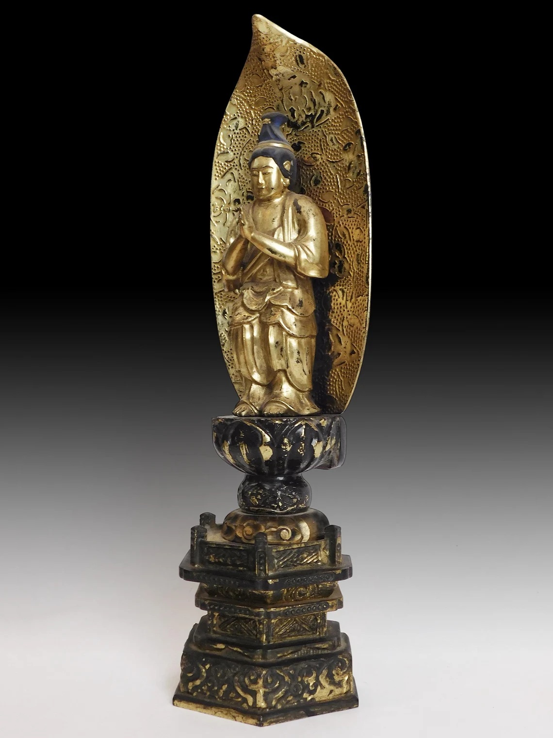 Gilt Wood Jogyo Bosatsu