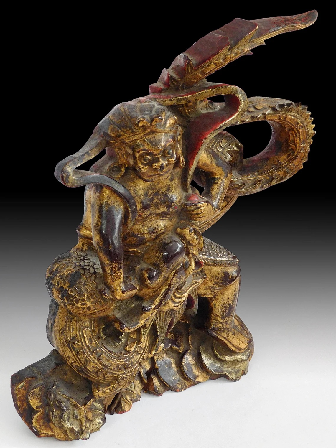 Monkey King Taming Dragon