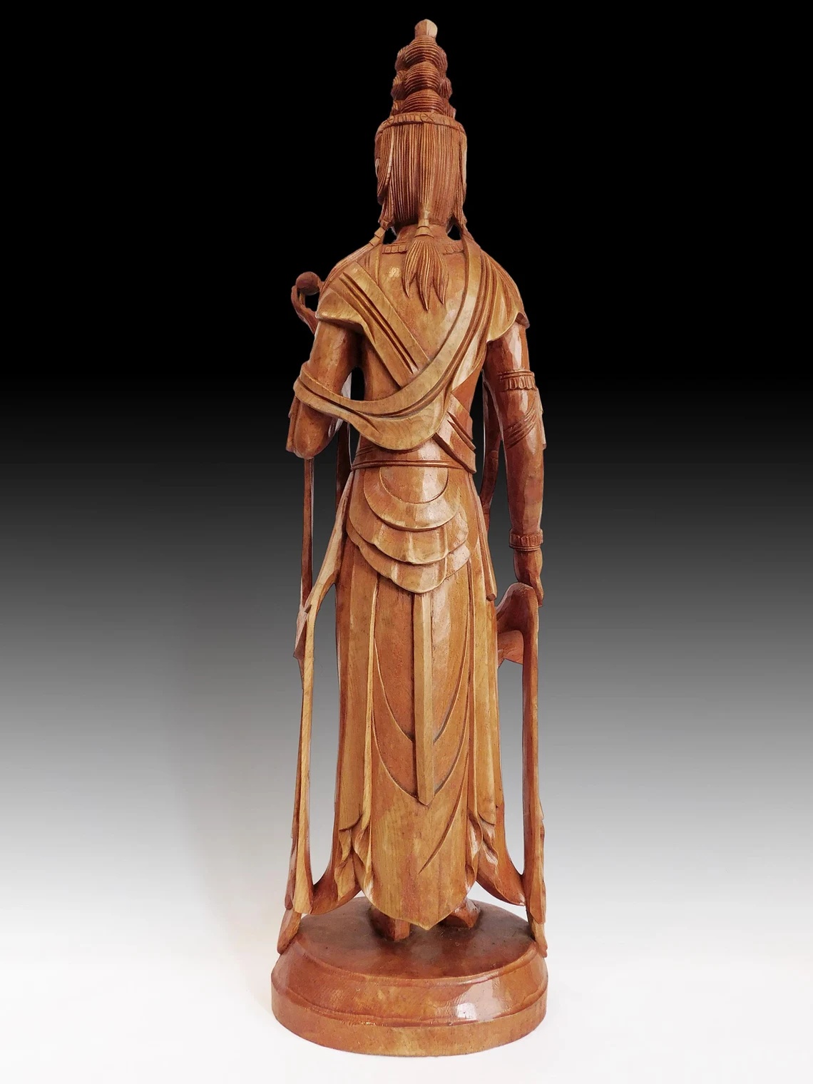 Japanese Carved Kannon Bosatsu