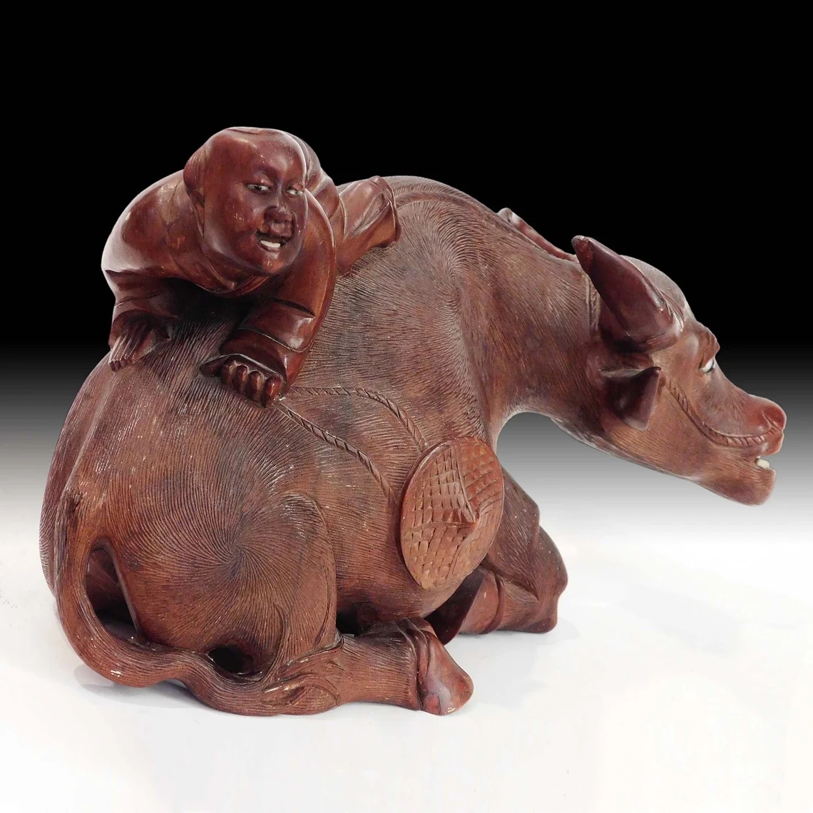 Zen Enlightenment Rosewood Carving