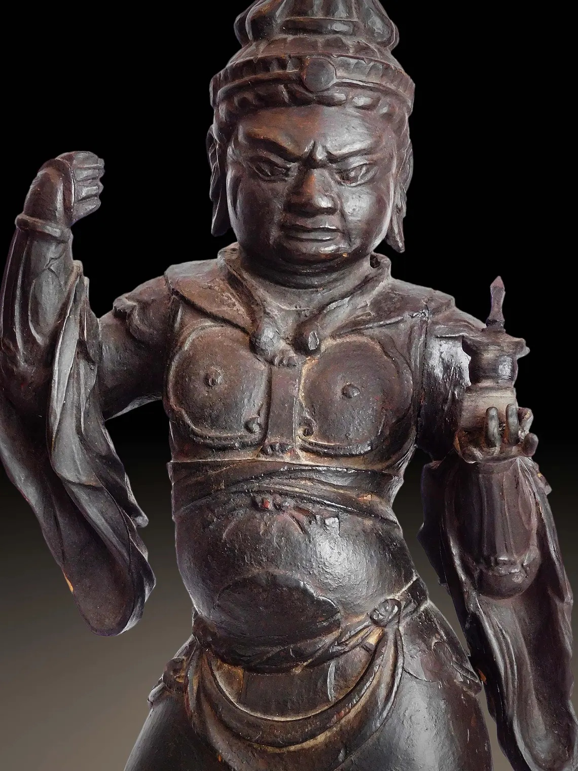 Antique Japanese Tamonten
