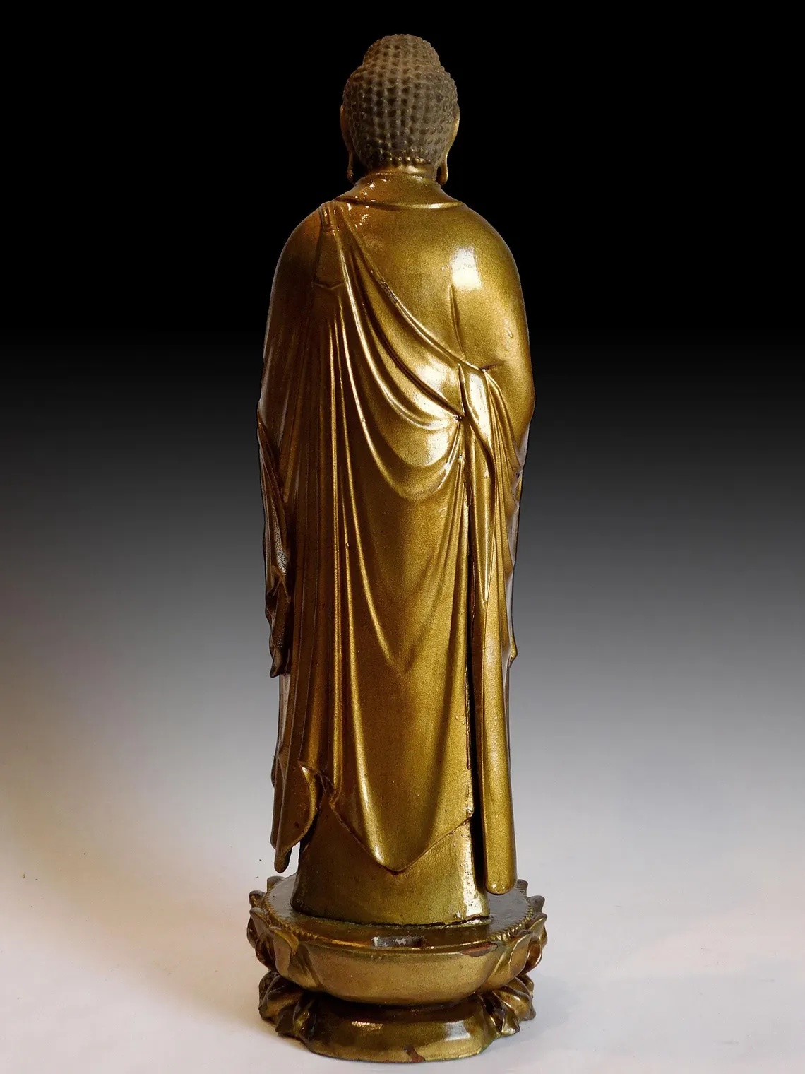 Antique Amida Nyorai Shrine Statue