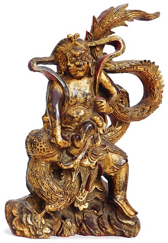 Monkey King Taming Dragon
